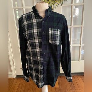 LLBean Mixed Flannel Shirt